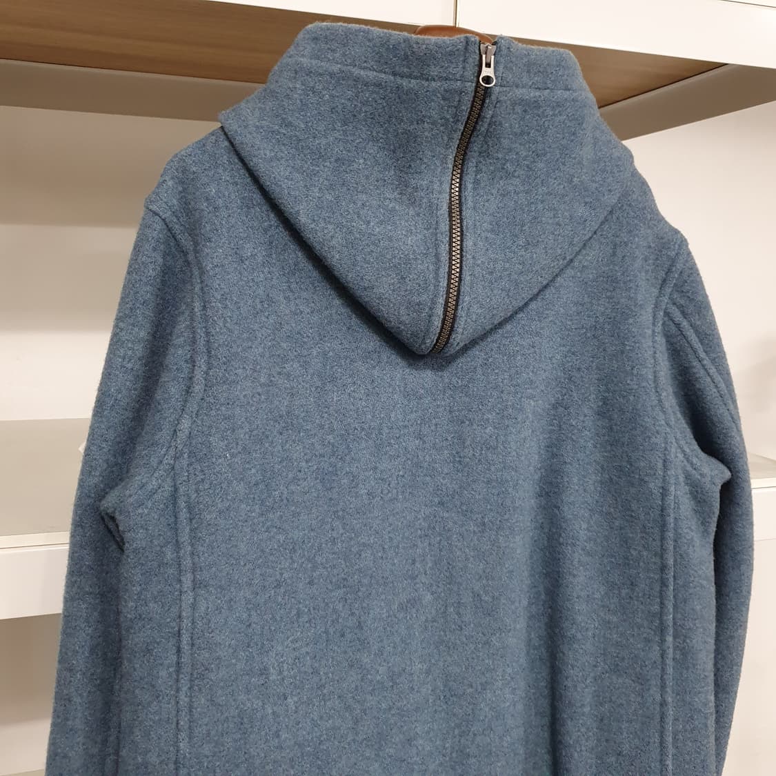 일본 빈티지 bequem 후드 모 코트 M 상품이미지3