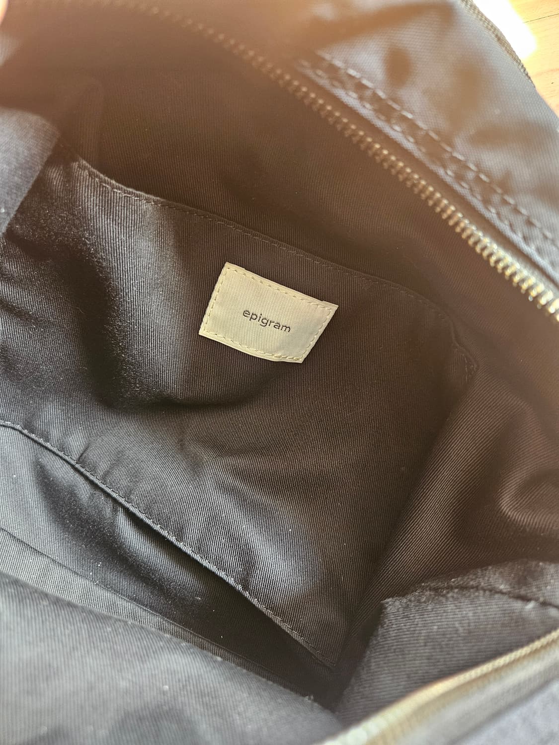 epigram 에피그램 블랙 토트백 겸 숄더백 크로스백 상품이미지5