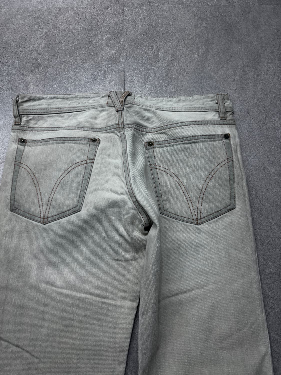 돌체앤가바나 블리치 워싱 데님 팬츠 상품이미지7