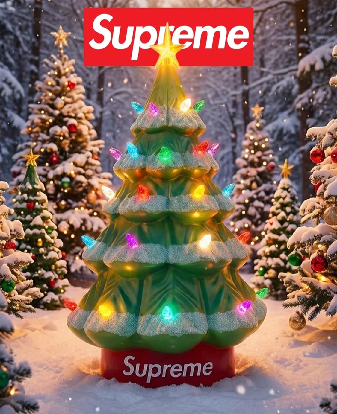 슈프림 크리스마스 트리 상품이미지1