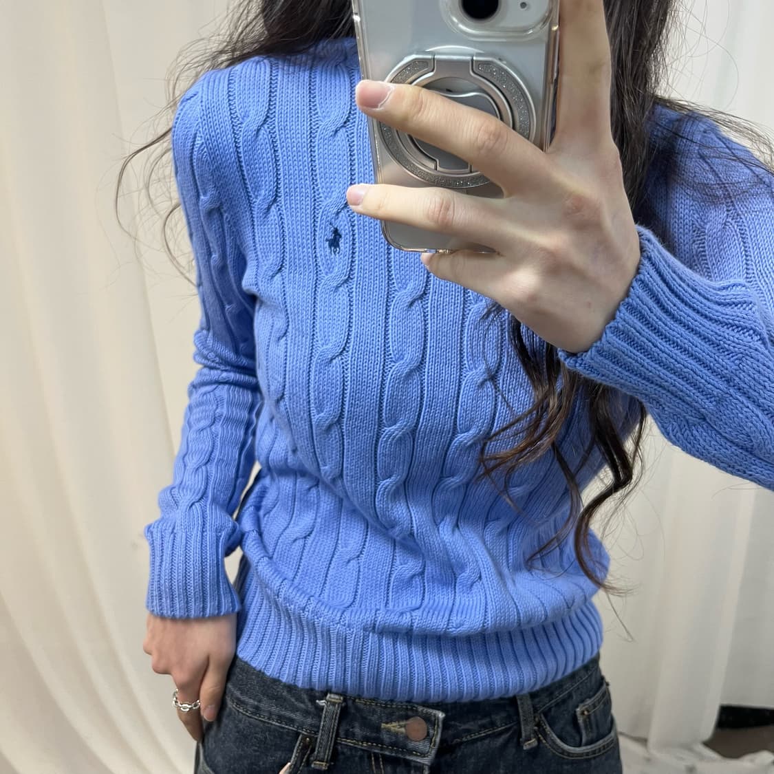 Polo Lavender Knit  상품이미지3