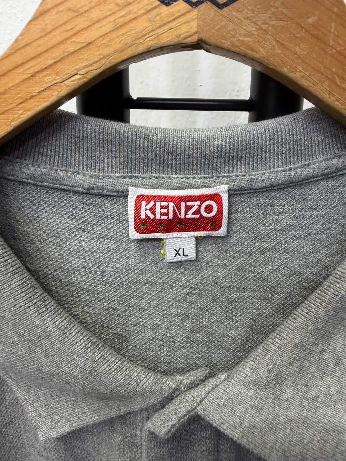 정품) KENZO 겐조 남성 자수 반팔 폴로티 XL  상품이미지5