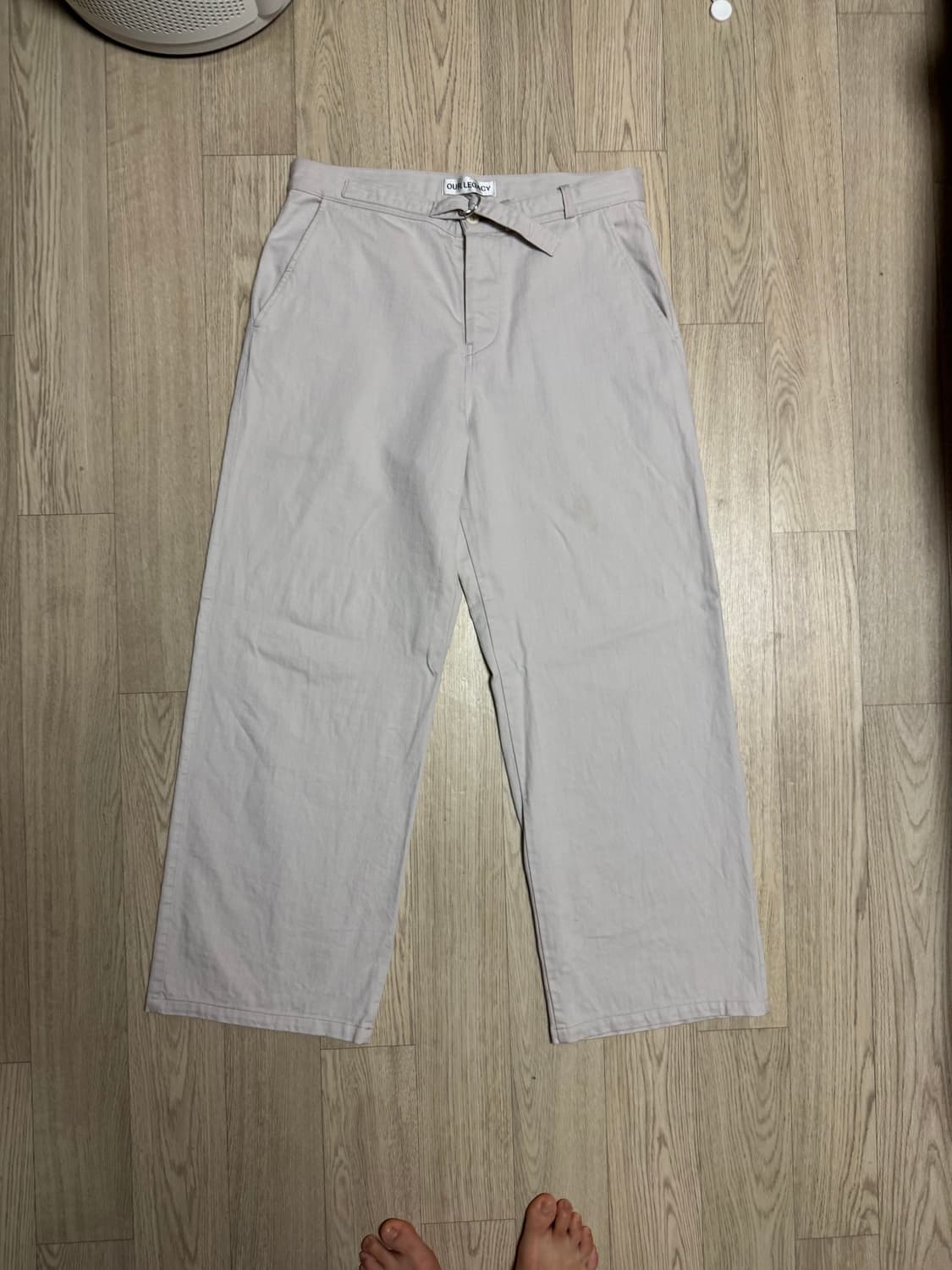 아워레가시 벨티드 트라우저 라운지 팬츠 25SS 상품이미지1