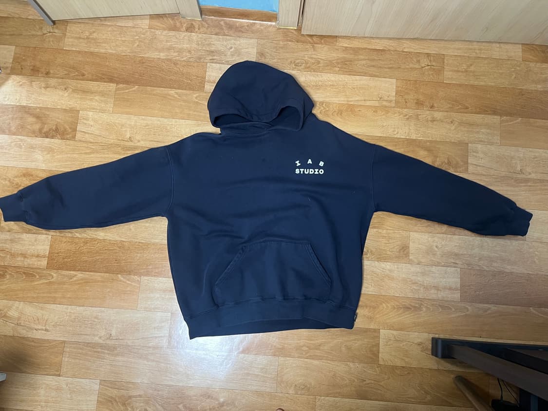 아이앱 스튜디오 아이앱 오리지널 후드 네이비 상품이미지3