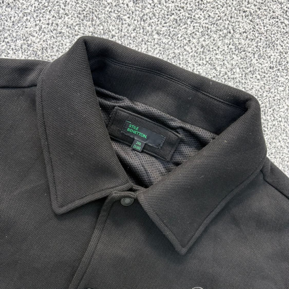 110 베네통 스펠아웃 블루종 자켓 0428J 상품이미지2