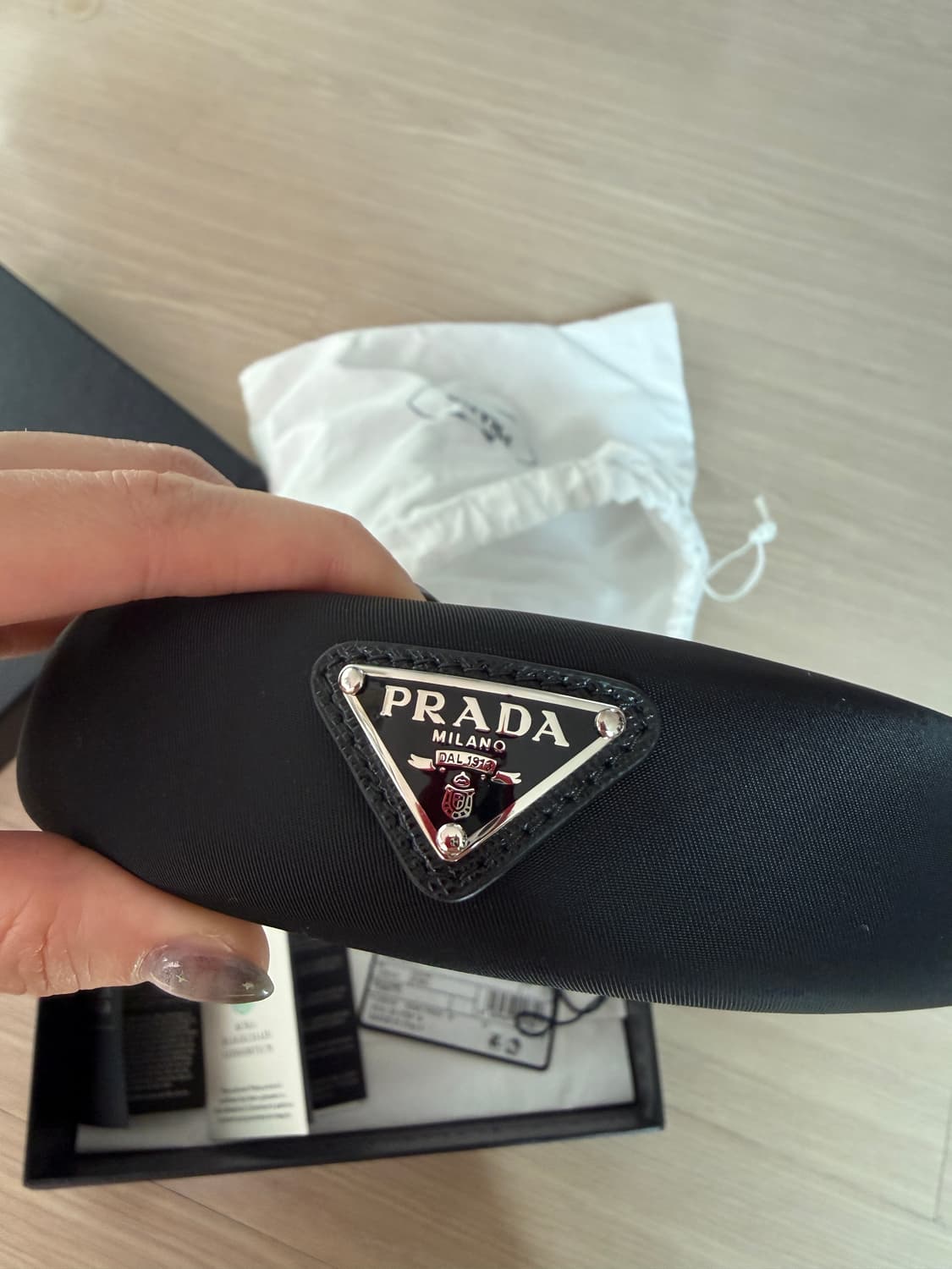 프라다 리나일론 헤어밴드 머리띠 상품이미지2