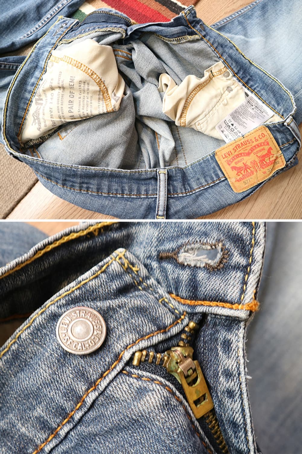 
LEVIS 리바이스 527 부츠컷 데님  29사이즈 세탁완료  상품이미지7