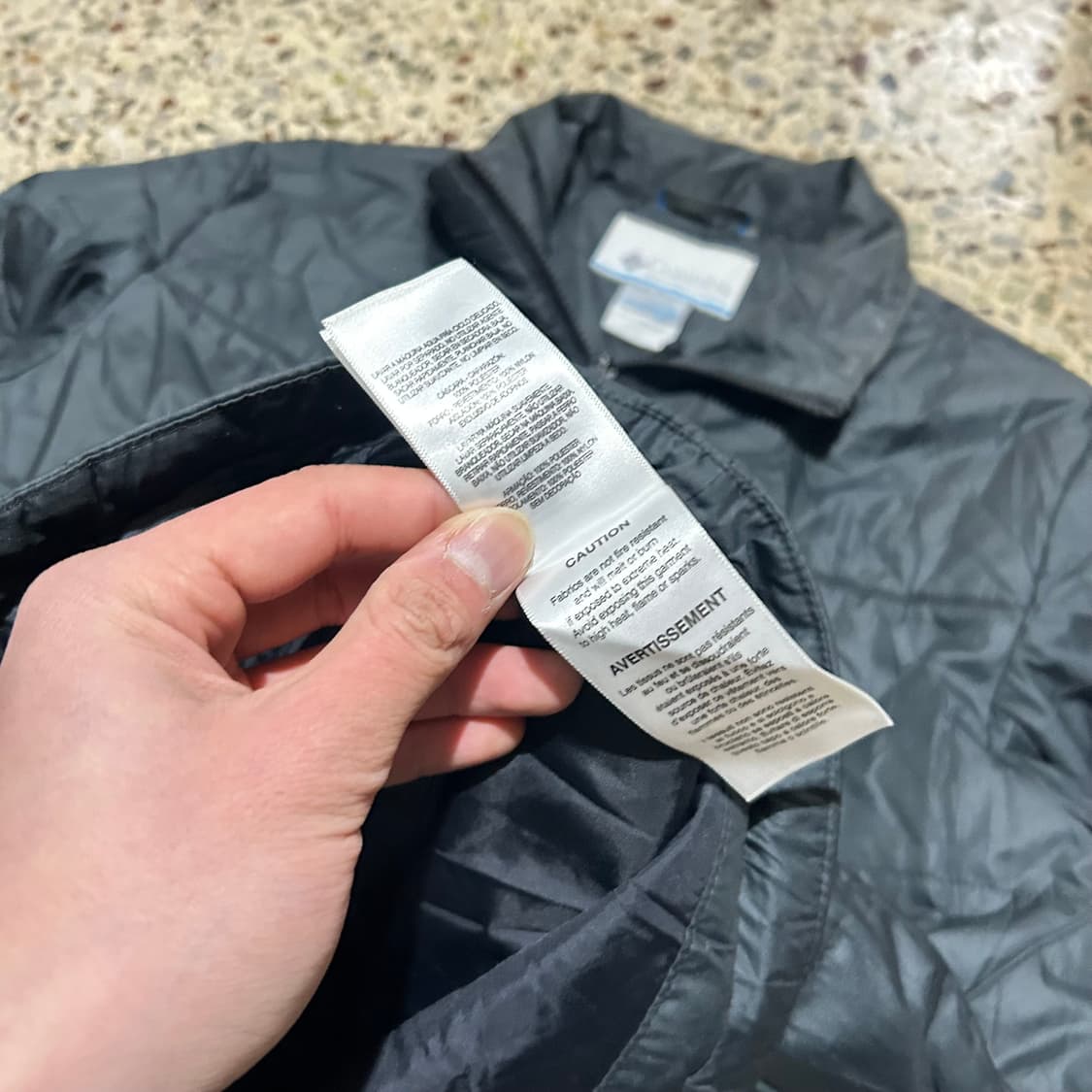 콜롬비아(Columbia) 블랙 경량패딩 지켓 상품이미지6