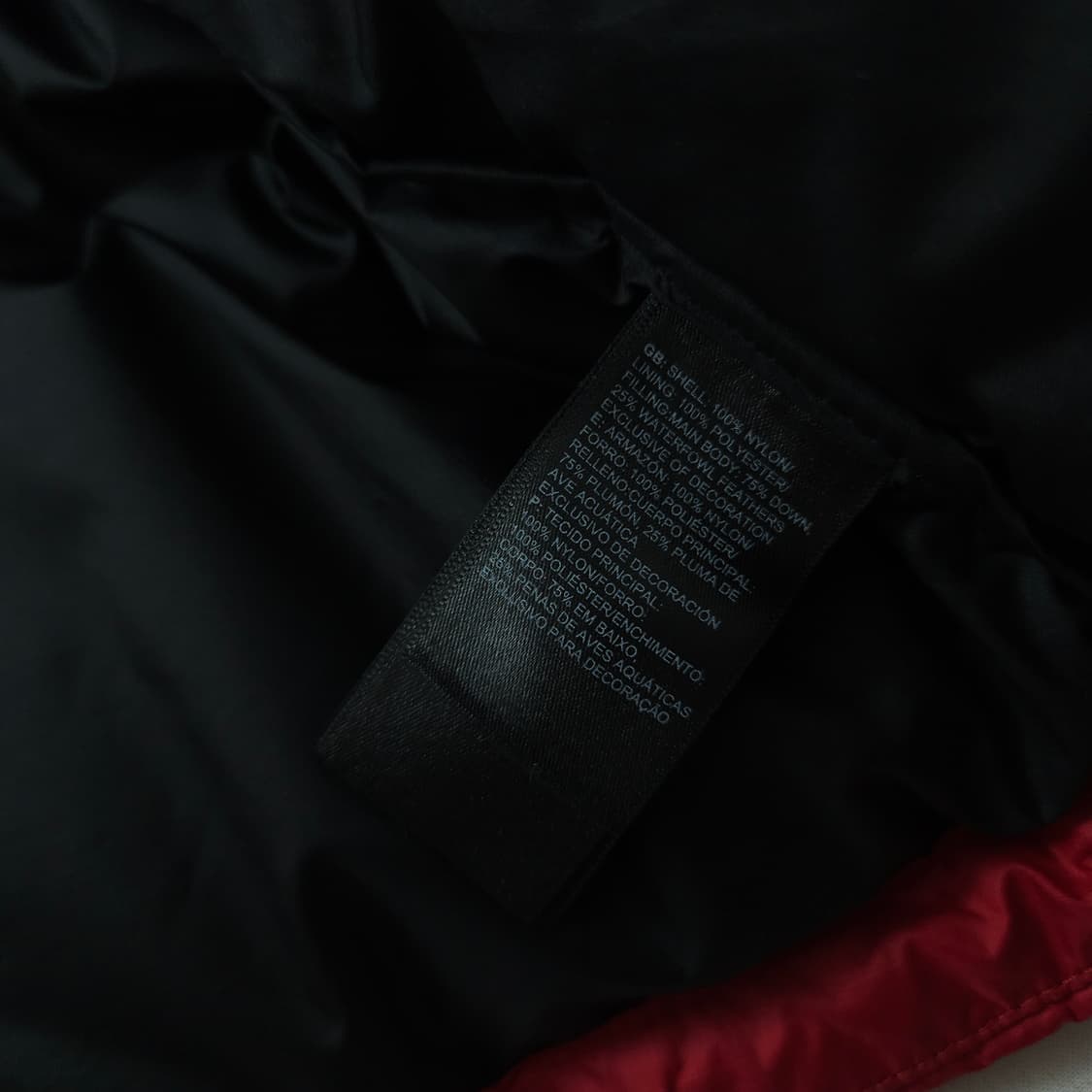 (여성M)노스페이스 눕시패딩 레드 상품이미지7