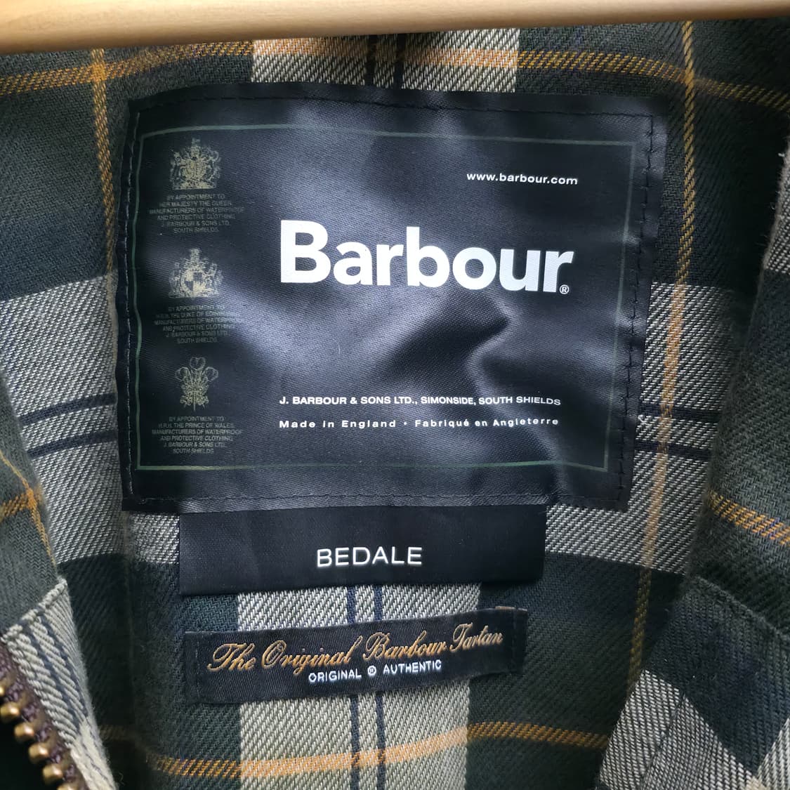 [36,M] 바버 비데일 왁스 자켓 상품이미지7