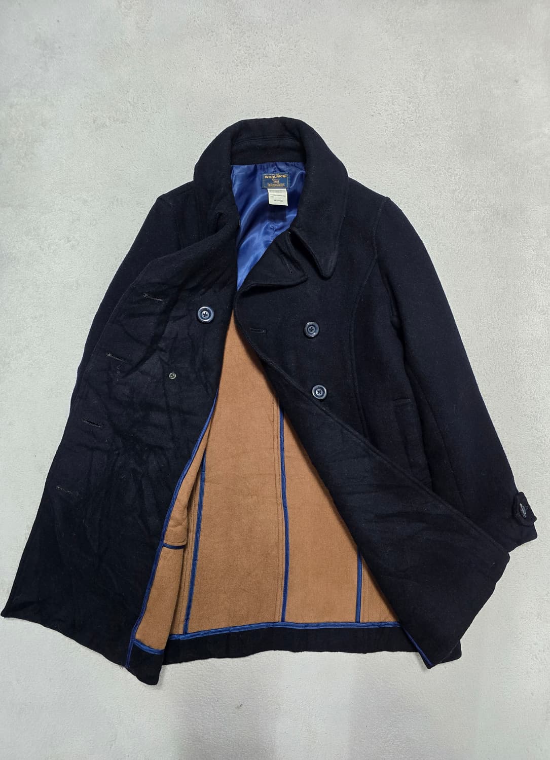 Woolrich 울리치 네이비 피코트 더블 코트 M 상품이미지1