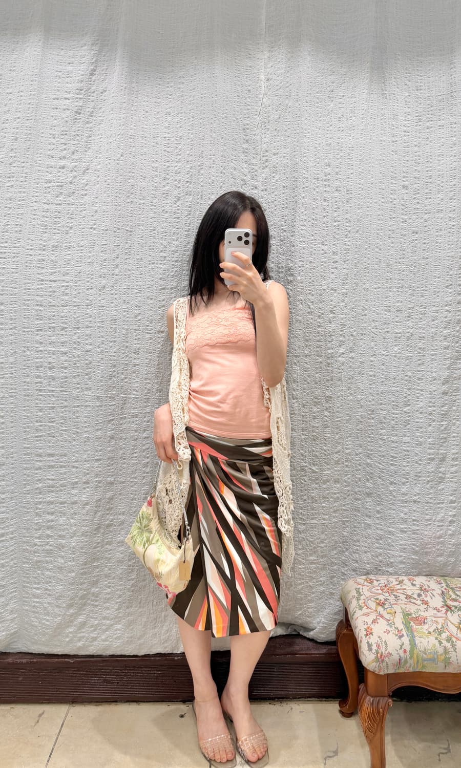 shirring faminine midi skirt 상품이미지3