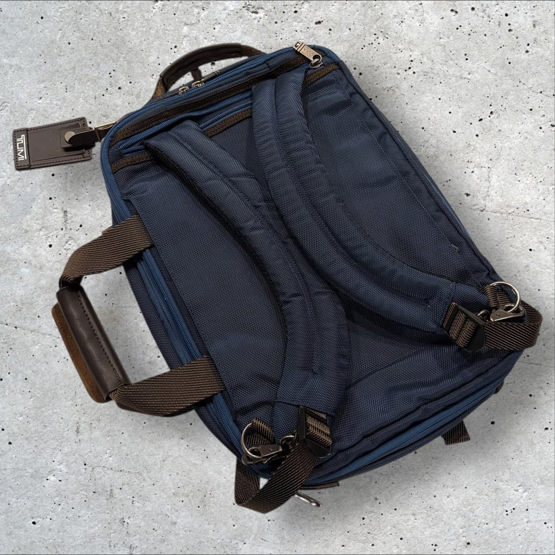 TUMI 투미 네이비 2WAY 브리프케이스 서류가방 백팩 상품이미지3