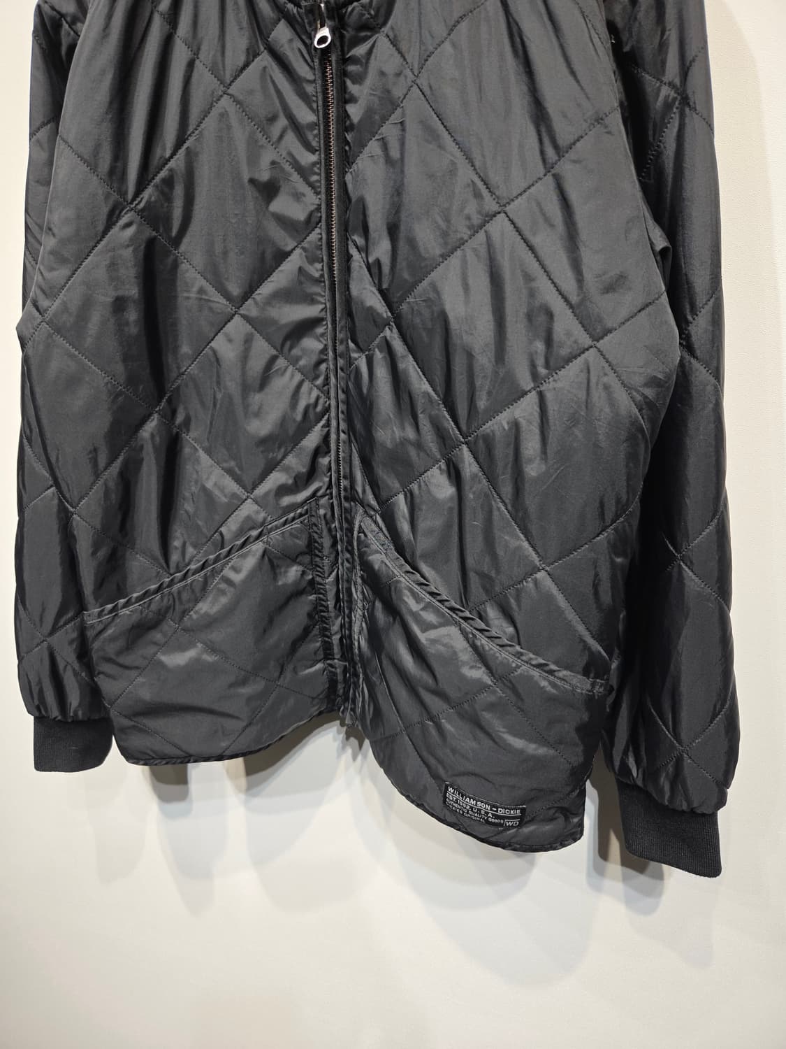 디키즈 블랙 퀄팅 봄버 자켓_L 상품이미지4