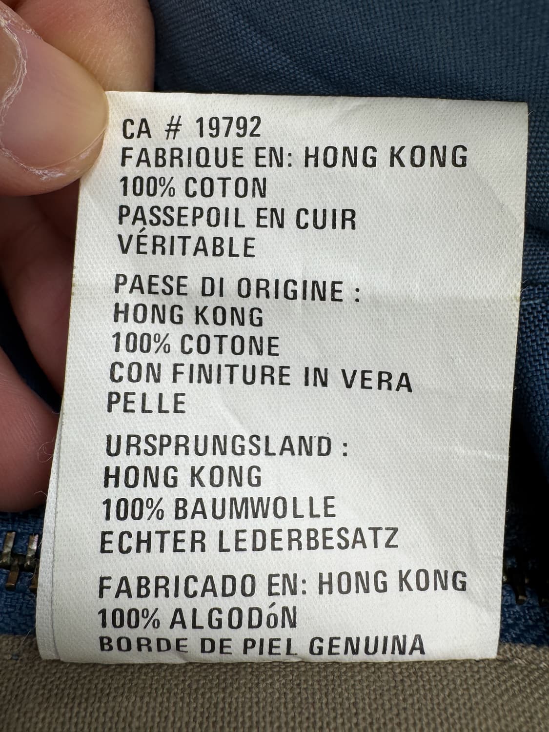 팀버랜드 90‘s 레더 카라 헌팅 자켓 상품이미지8