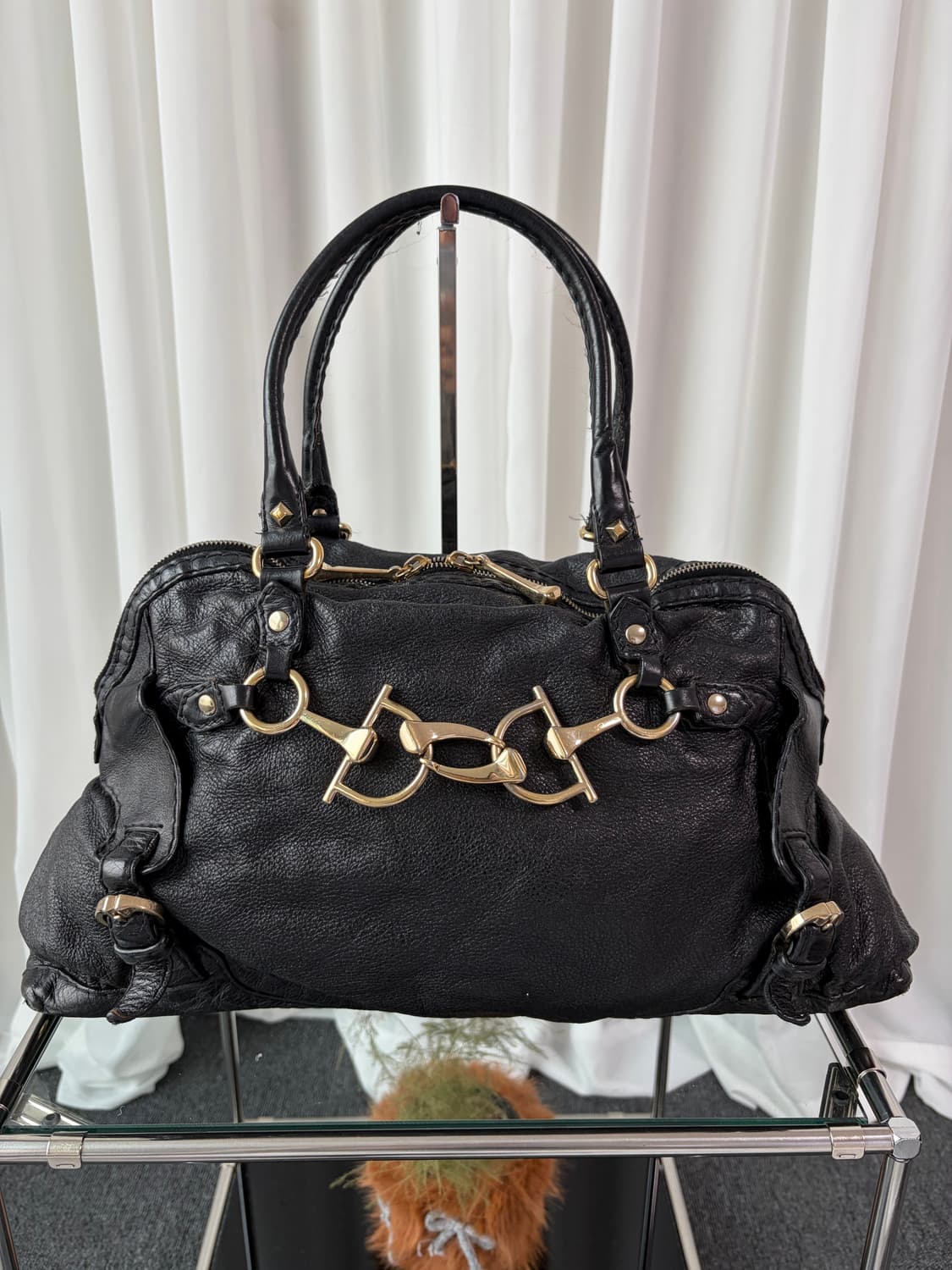 구찌 홀스빗 레더 숄더백 상품이미지2