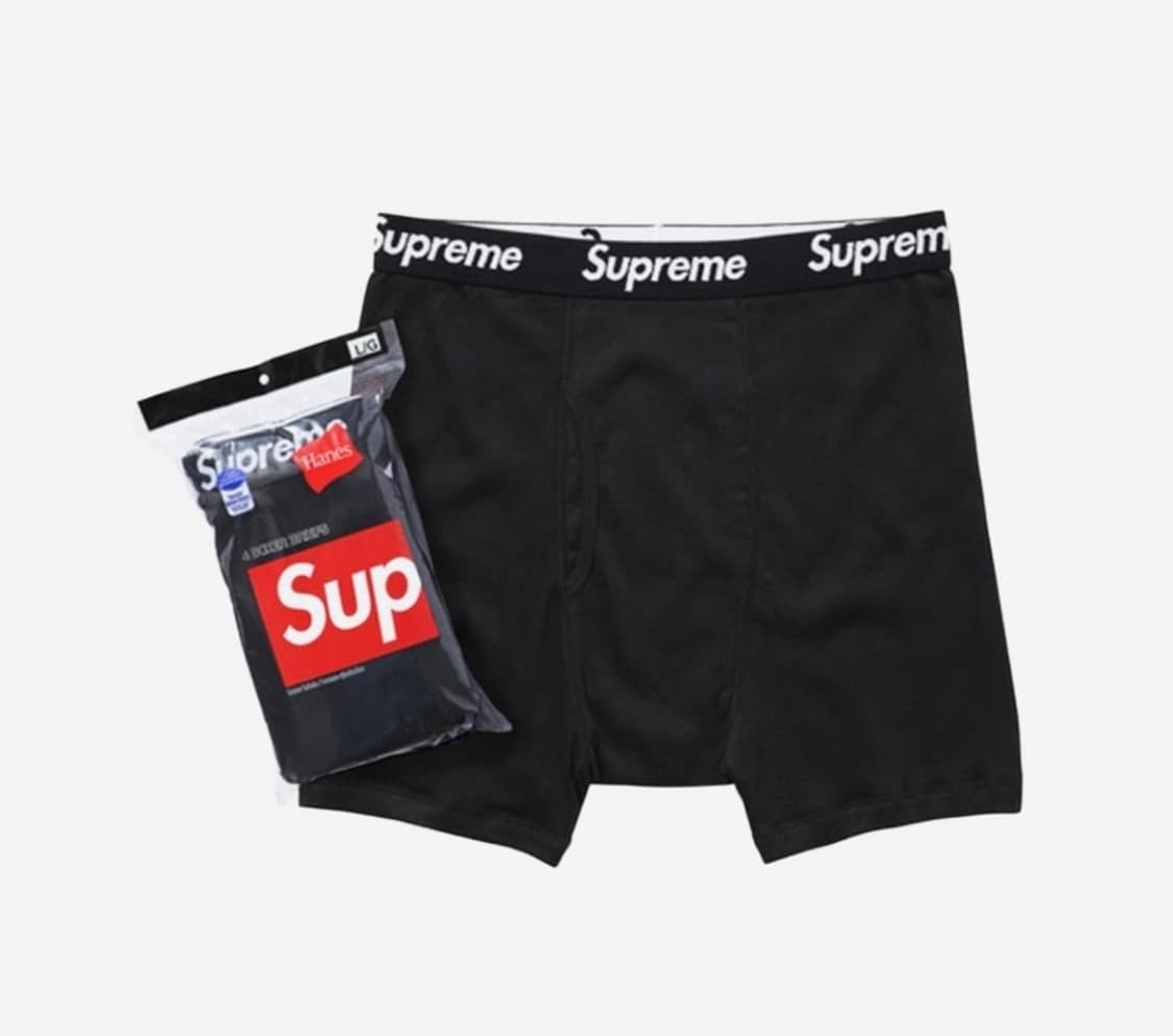 슈프림 블랙 팬티 S 상품이미지1