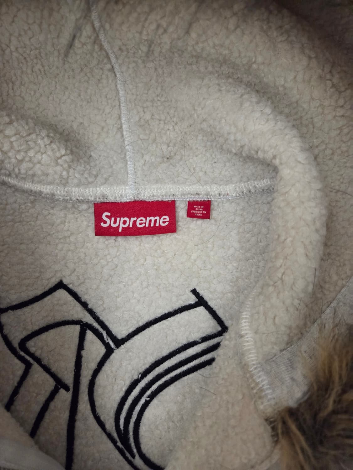 슈프림 포우 퍼 후드집업 상품이미지3