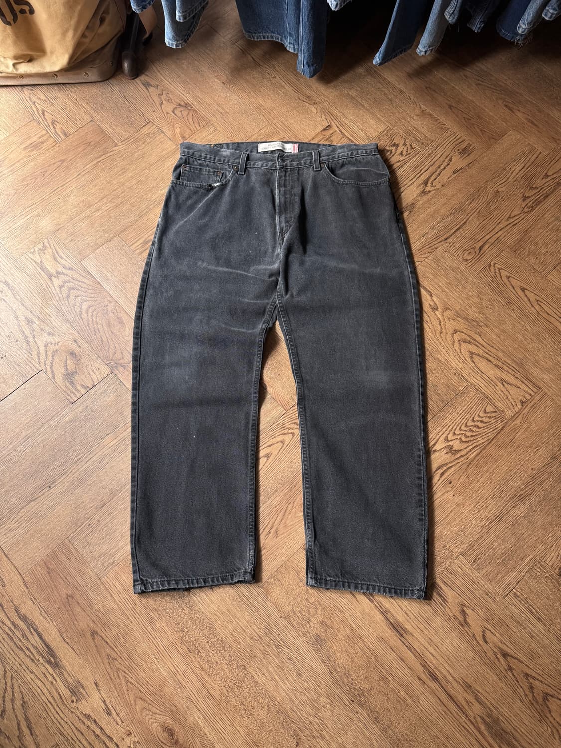 [38]00's 리바이스 쿠페 트레디셔널 핏 흑청 데님 팬츠 상품이미지2