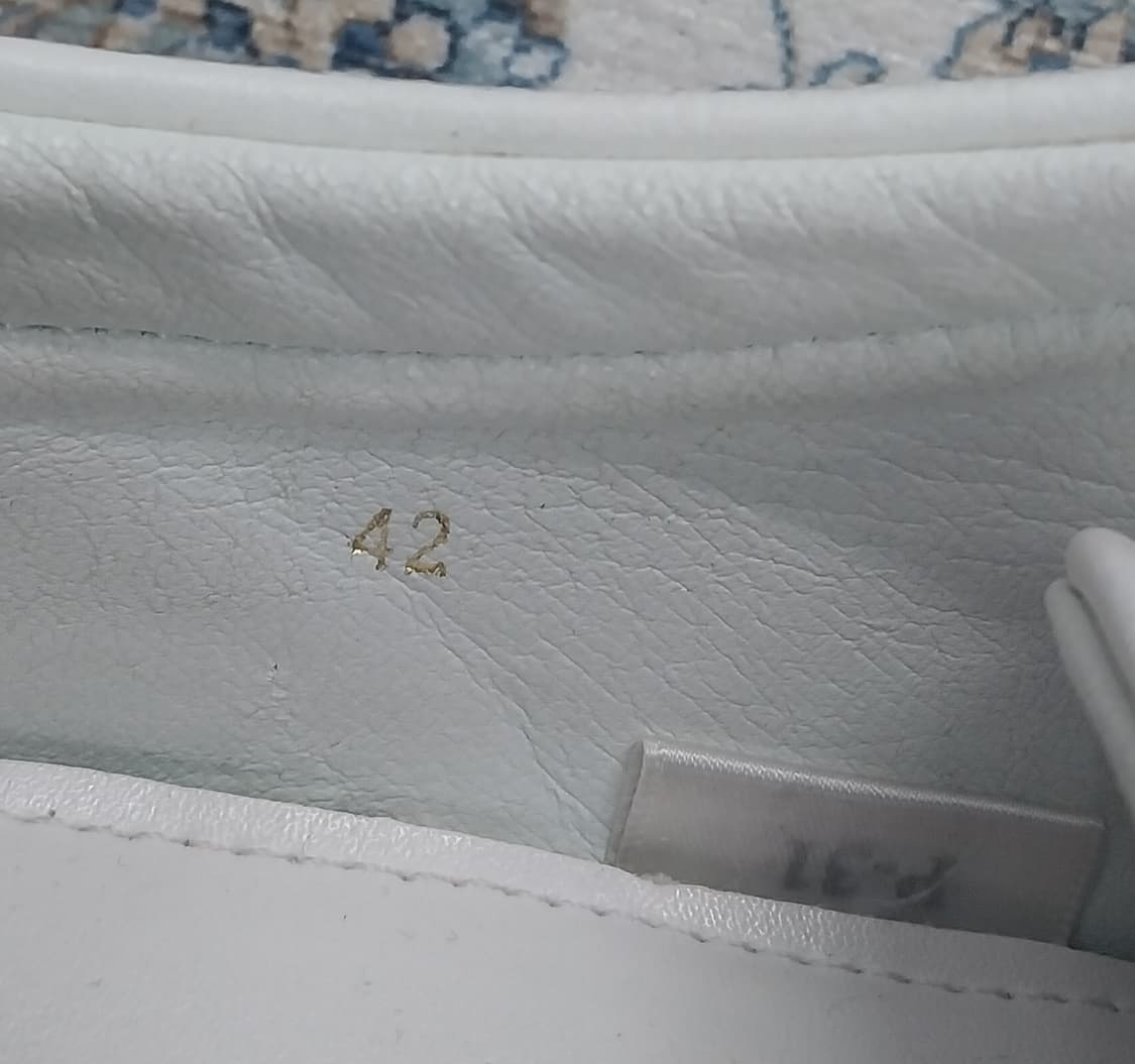 P-31 화이트 스니커즈 42사이즈 (260-265mm) 상품이미지9