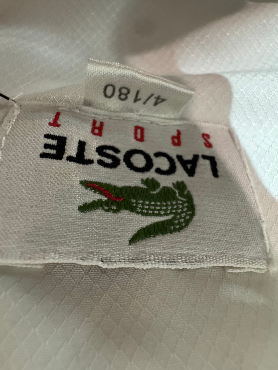 올드스쿨 라코스테 배색 바람막이 4(L) 상품이미지5