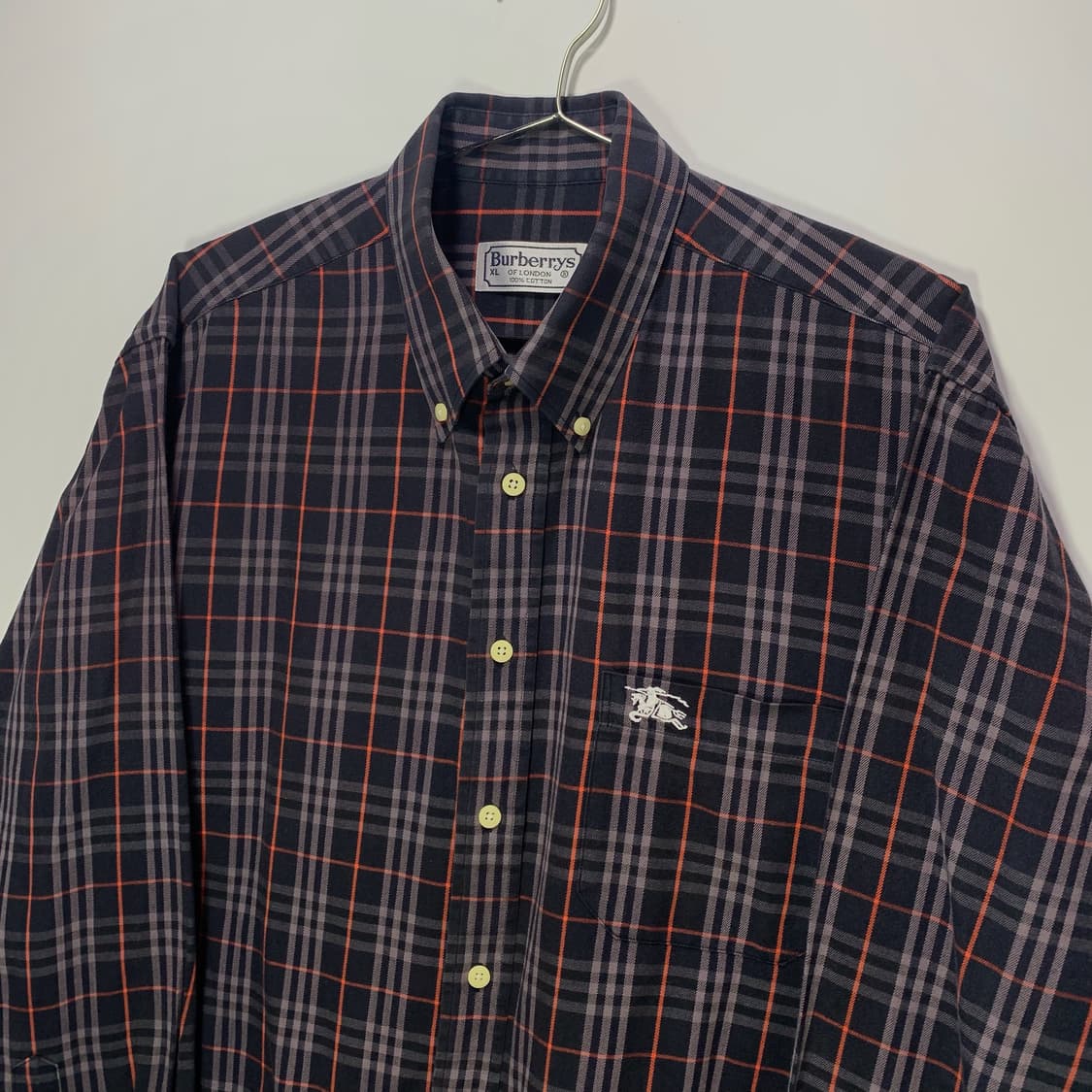 버버리 블랙 체크 셔츠 상품이미지2