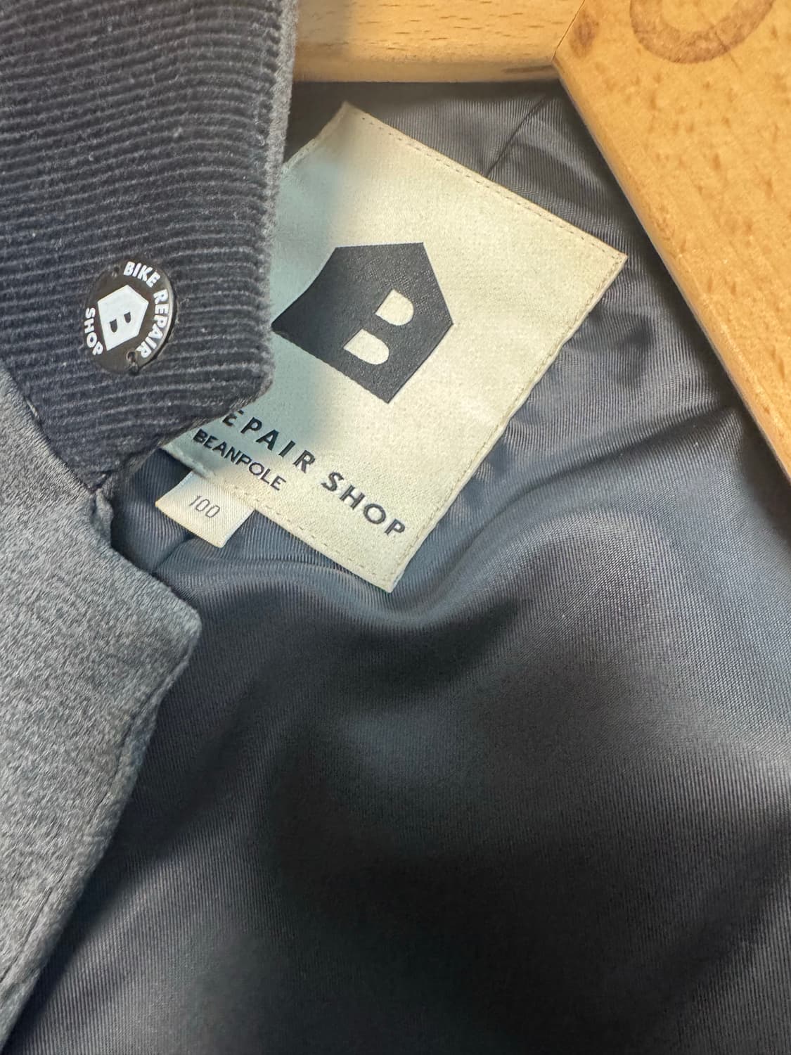 [100] 빈폴 바이크 리페어 샵 그레이 패딩자켓 상품이미지3