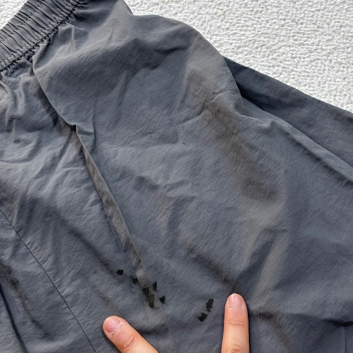 F 빈티지 나일론 반바지 (오염확인) 0406E 상품이미지4