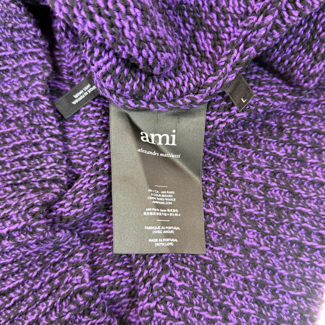 [리오브전포점] 아미 인타르시아 울 니트 상품이미지5