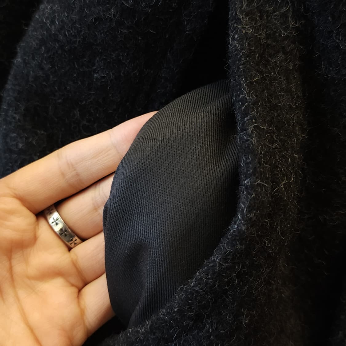 90s 폴로 피코트 헤비울 코트 usa made L 상품이미지10