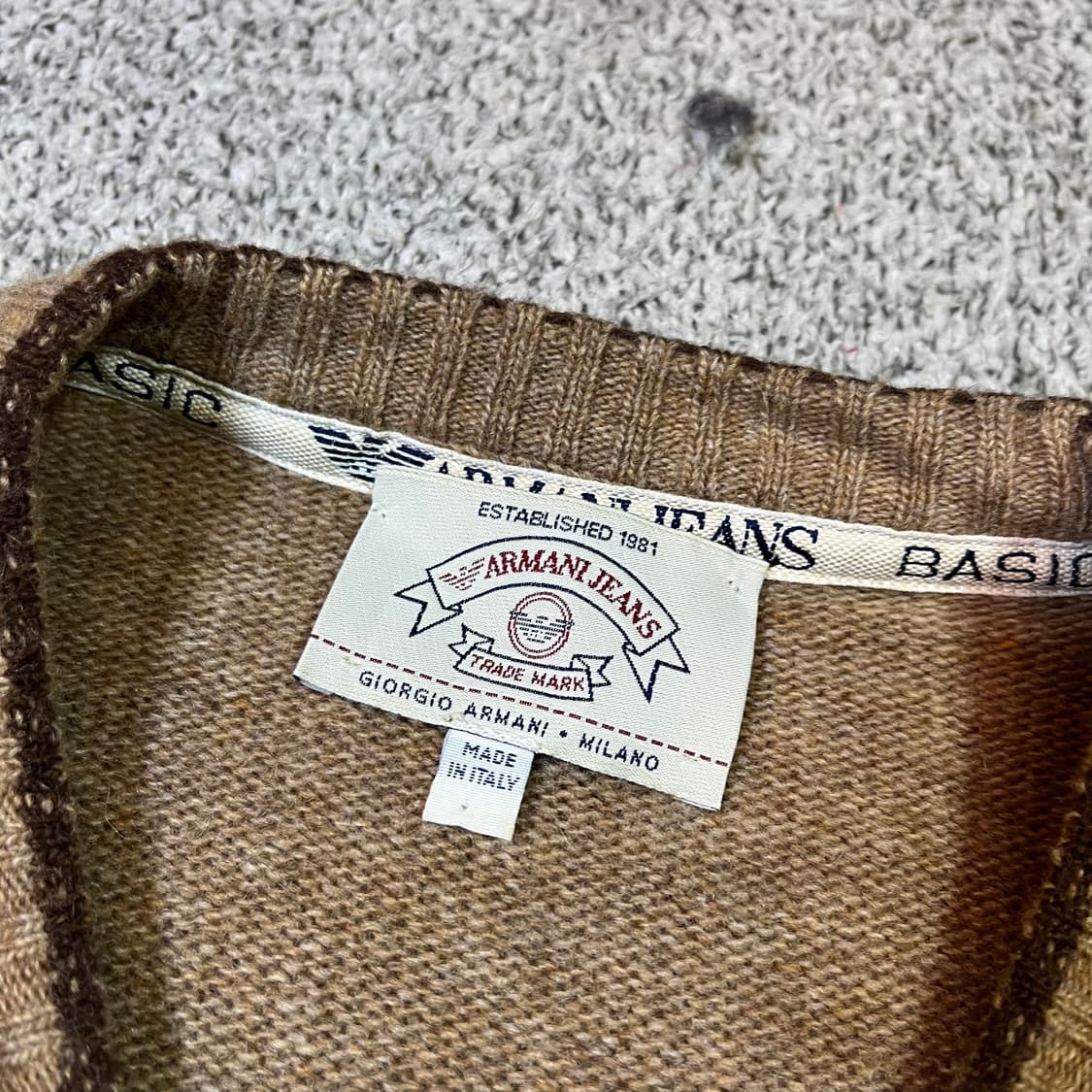 아르마니 진스 울 니트 상품이미지3