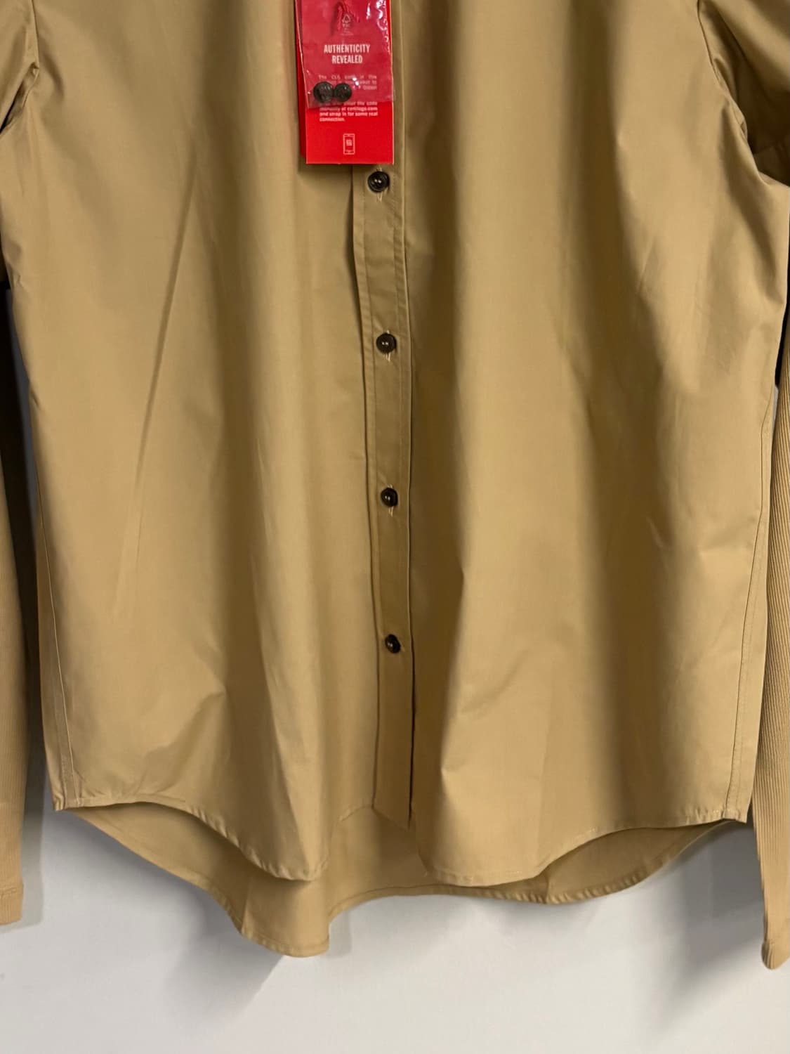 DIESEL hybrid layered cotton shirt  상품이미지3