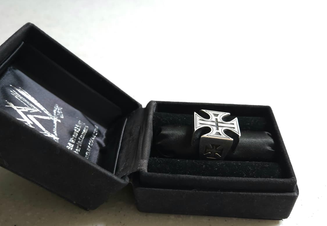 국내 단 한점 WWE 트리플H 아이언크로스 실버링 한정판/크롬하츠 상품이미지3