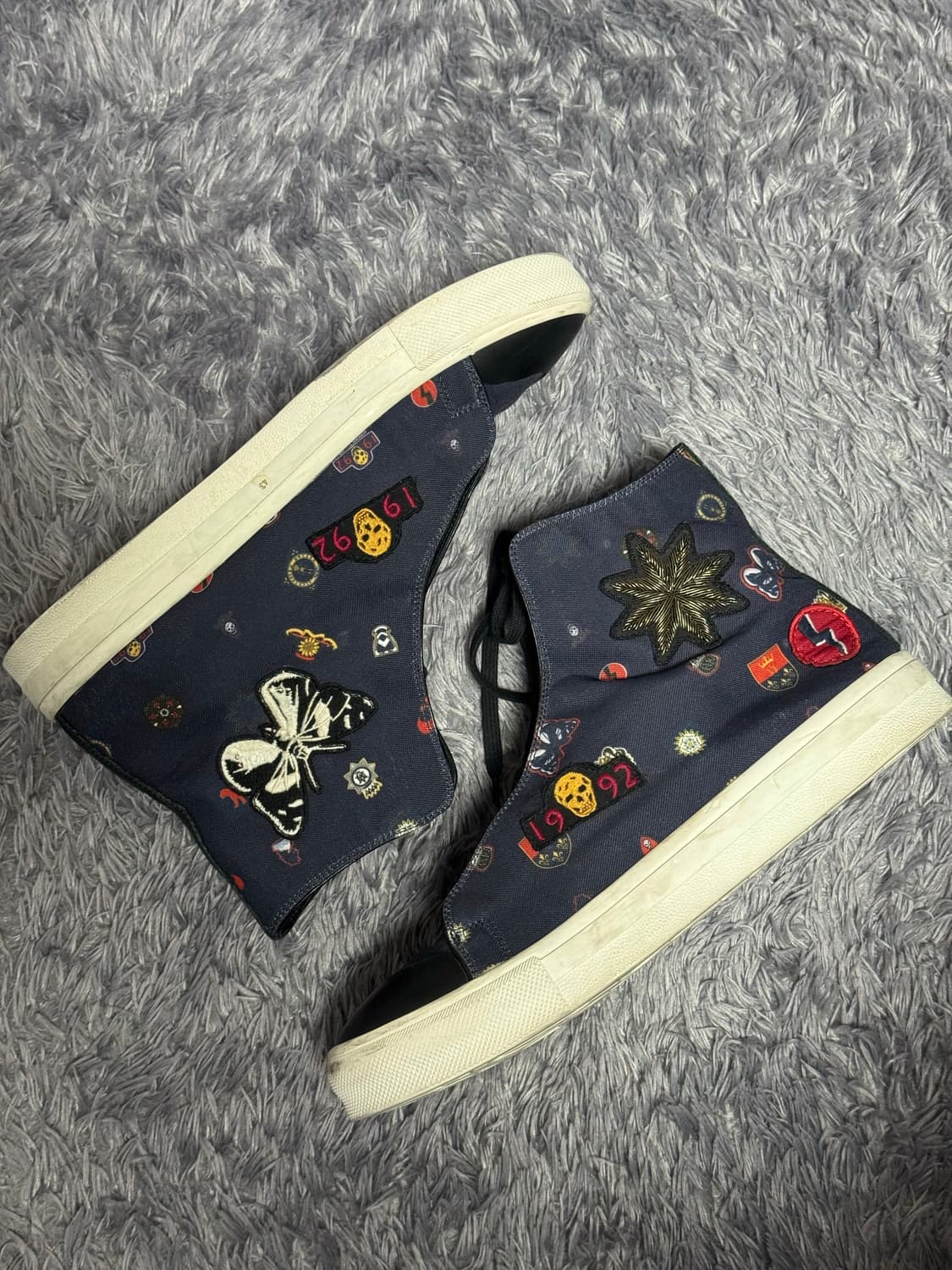 알렉산더맥퀸 스컬 하이탑 상품이미지2