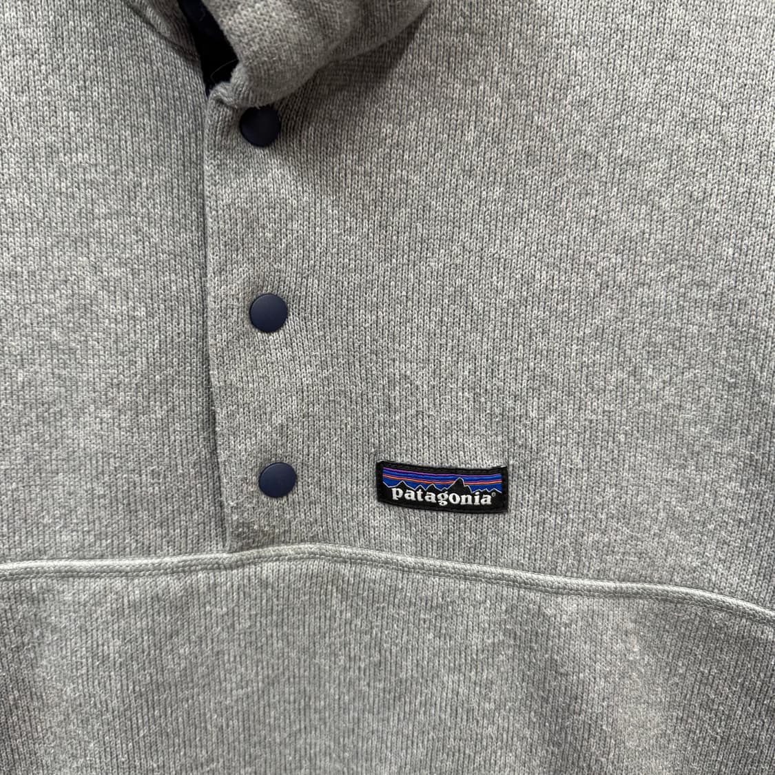 파타고니아 베터 스웨터 1/4 스냅티 하프 버튼업 포인트 그레이 상품이미지5