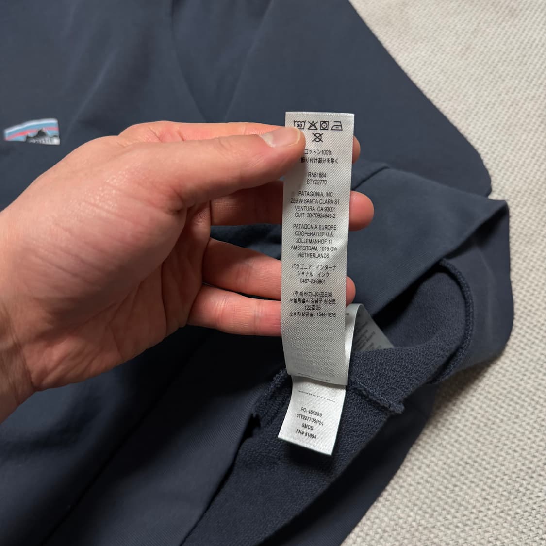 파타고니아 데일리 후디 스웨트셔츠 블랙 상품이미지6