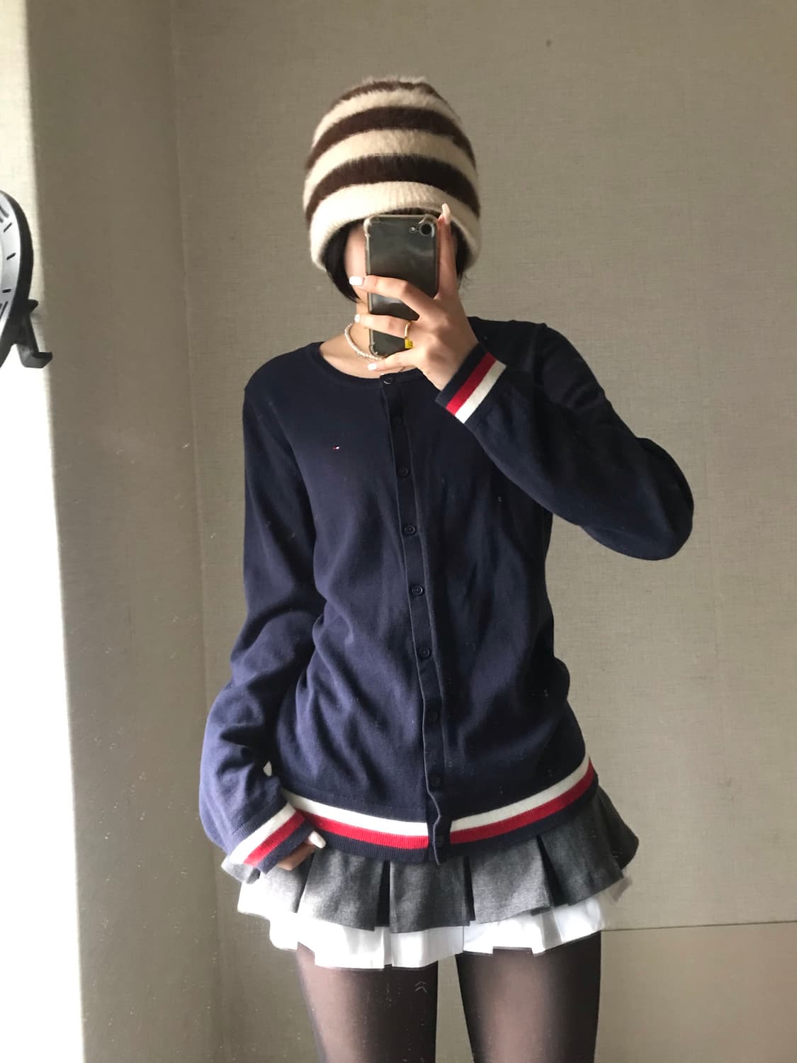 타미힐피거 네이비 가디건 상품이미지1