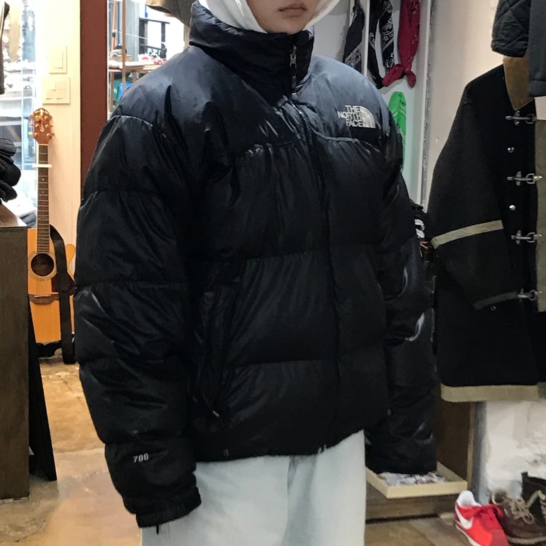 노스페이스 700 블랙 눕시 덕다운 푸퍼 패딩 남성 110 사이즈  상품이미지10