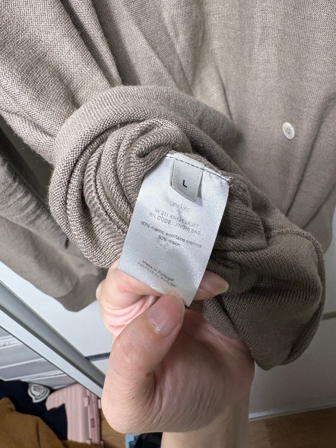 르메르 더블레이어드 가디건(봉태규님착용) 상품이미지5