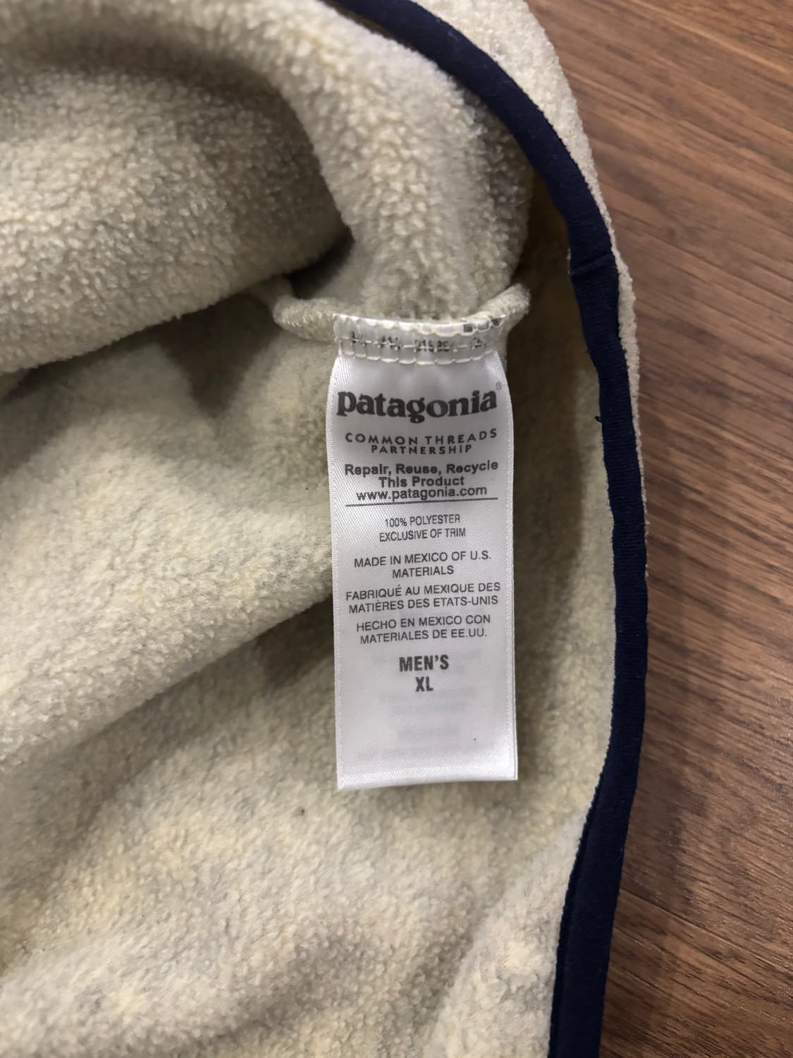 파타고니아 헤비웨이트 신칠라 오트밀 XL 사이즈 상품이미지6