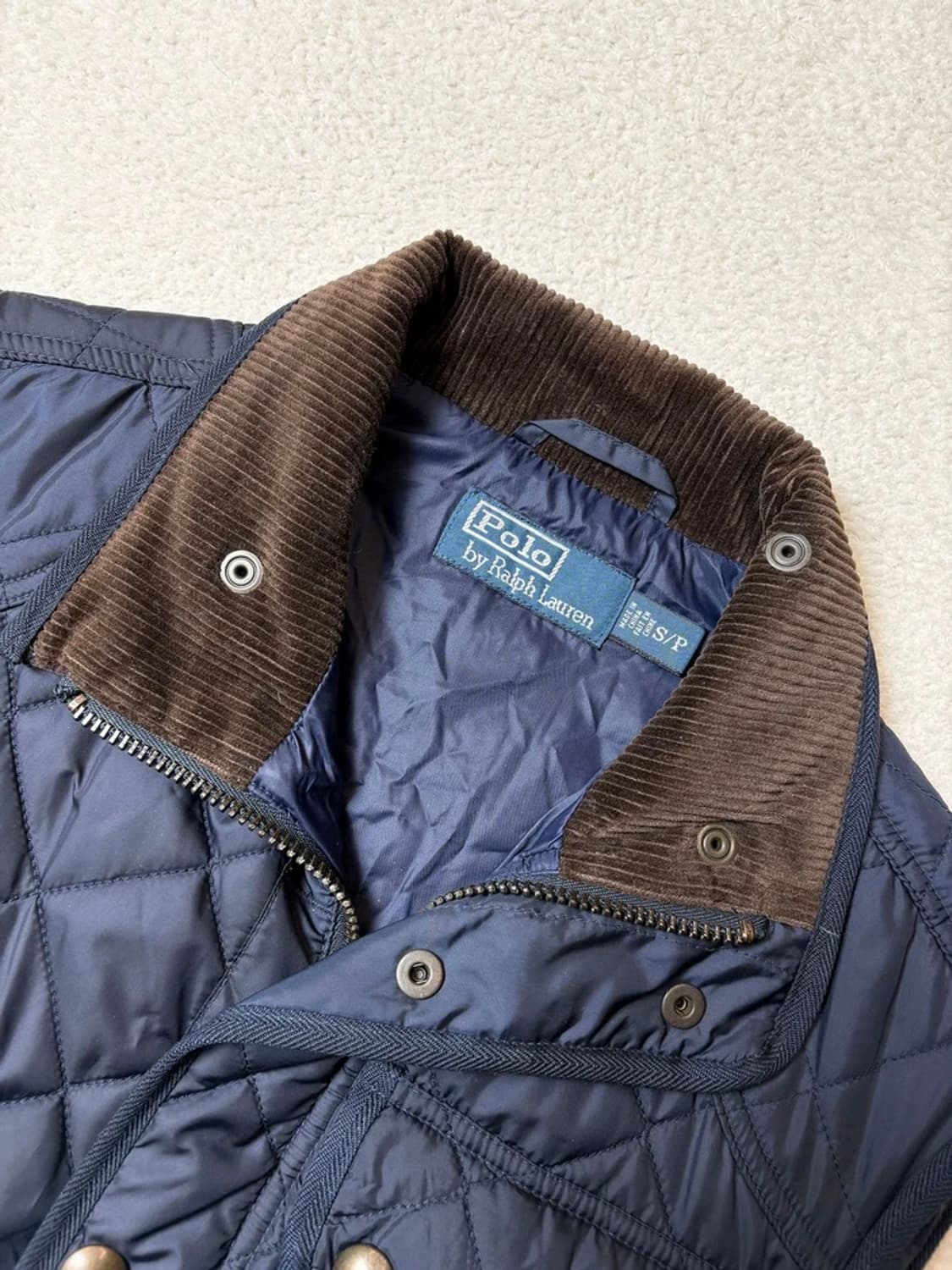 폴로 랄프로렌 00's 클래식 카라 골덴 퀼팅 베스트 PN6597 상품이미지4