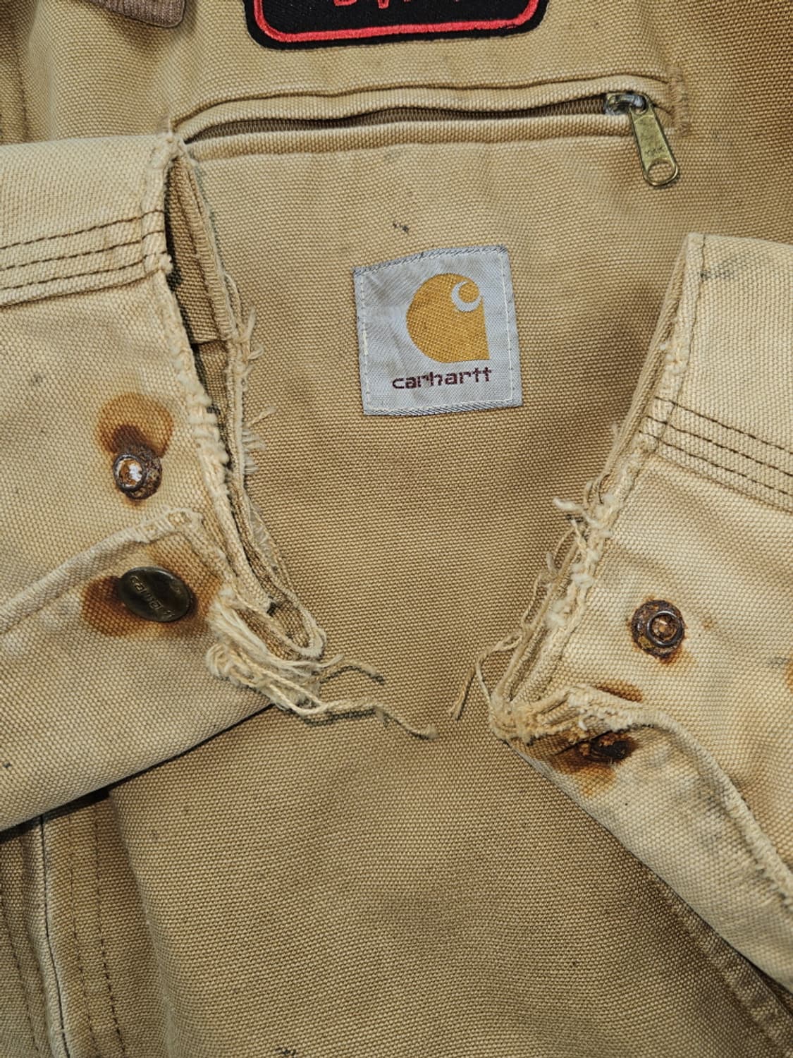 칼하트 X 제프해밀턴 리워크 커스텀 디트로이트 자켓 (105)/10594 상품이미지8