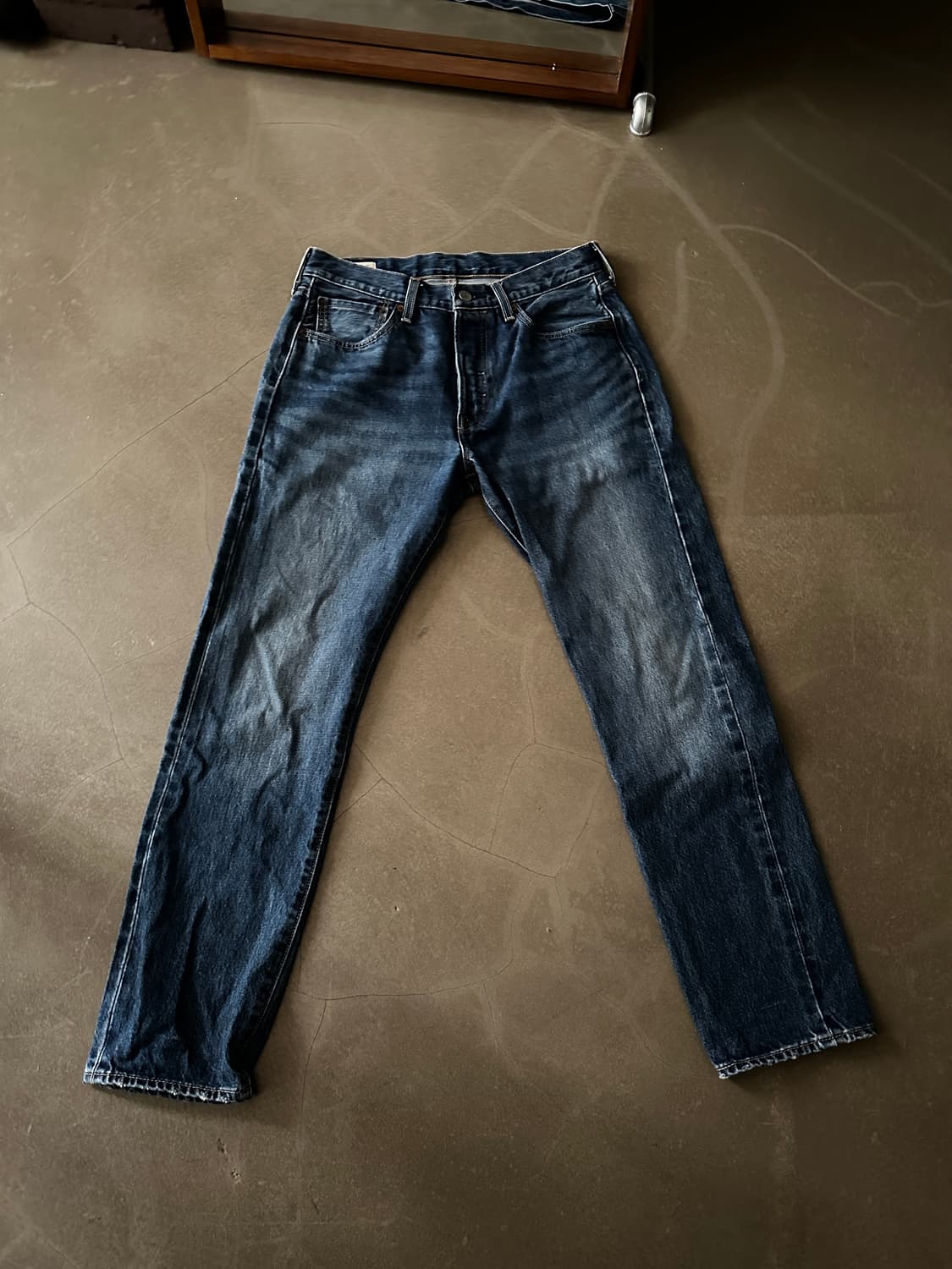 Levis Premium 501 ST 데님 팬츠 w32 상품이미지3