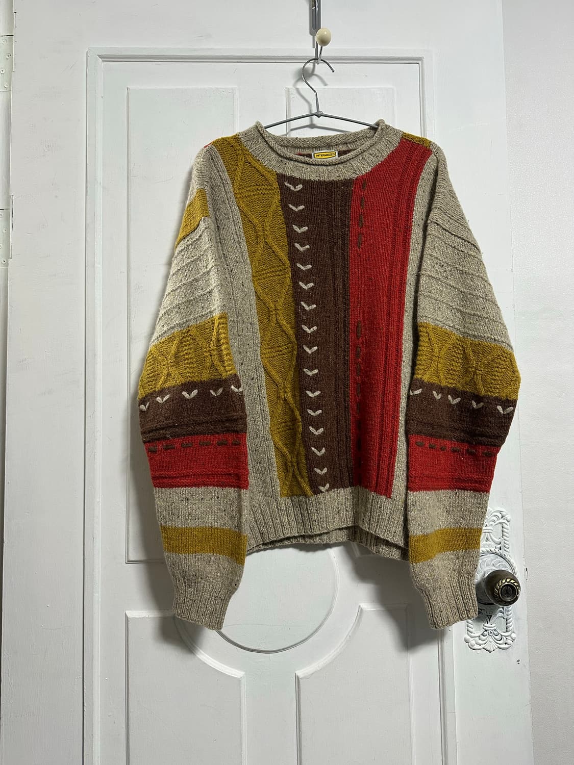 인터메조 멀티컬러 니트 상품이미지1