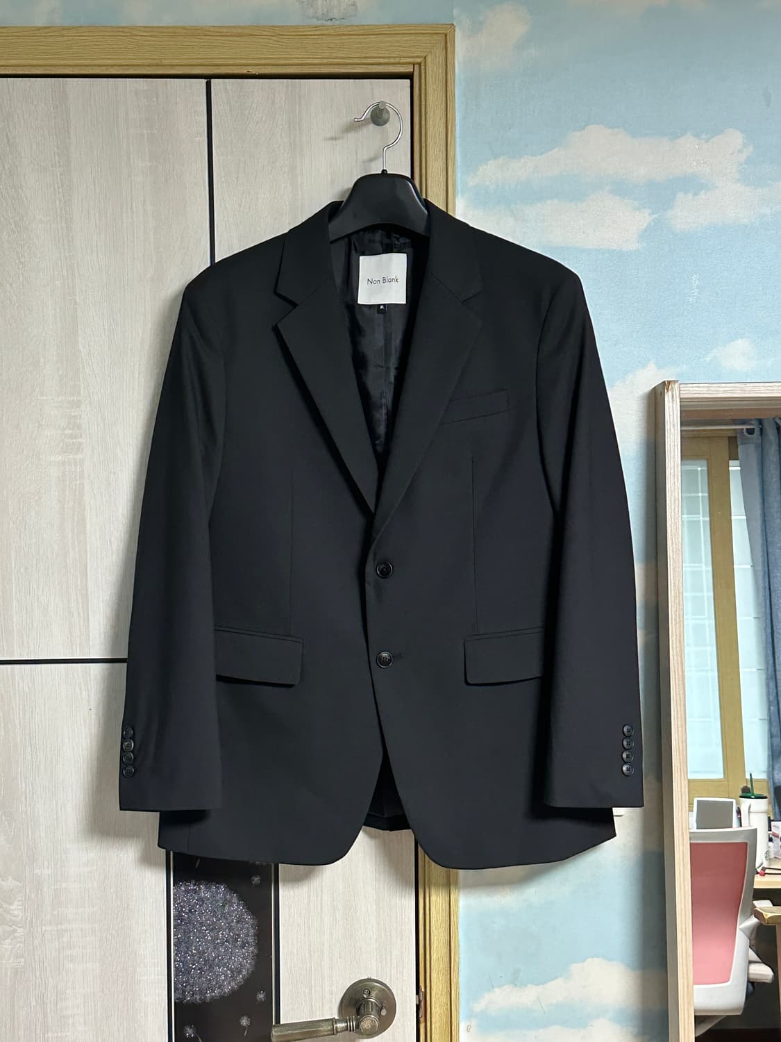 (XL/L) 넌블랭크 SAINT YEAR 세미 오버 핏 셋업 수트 상품이미지2