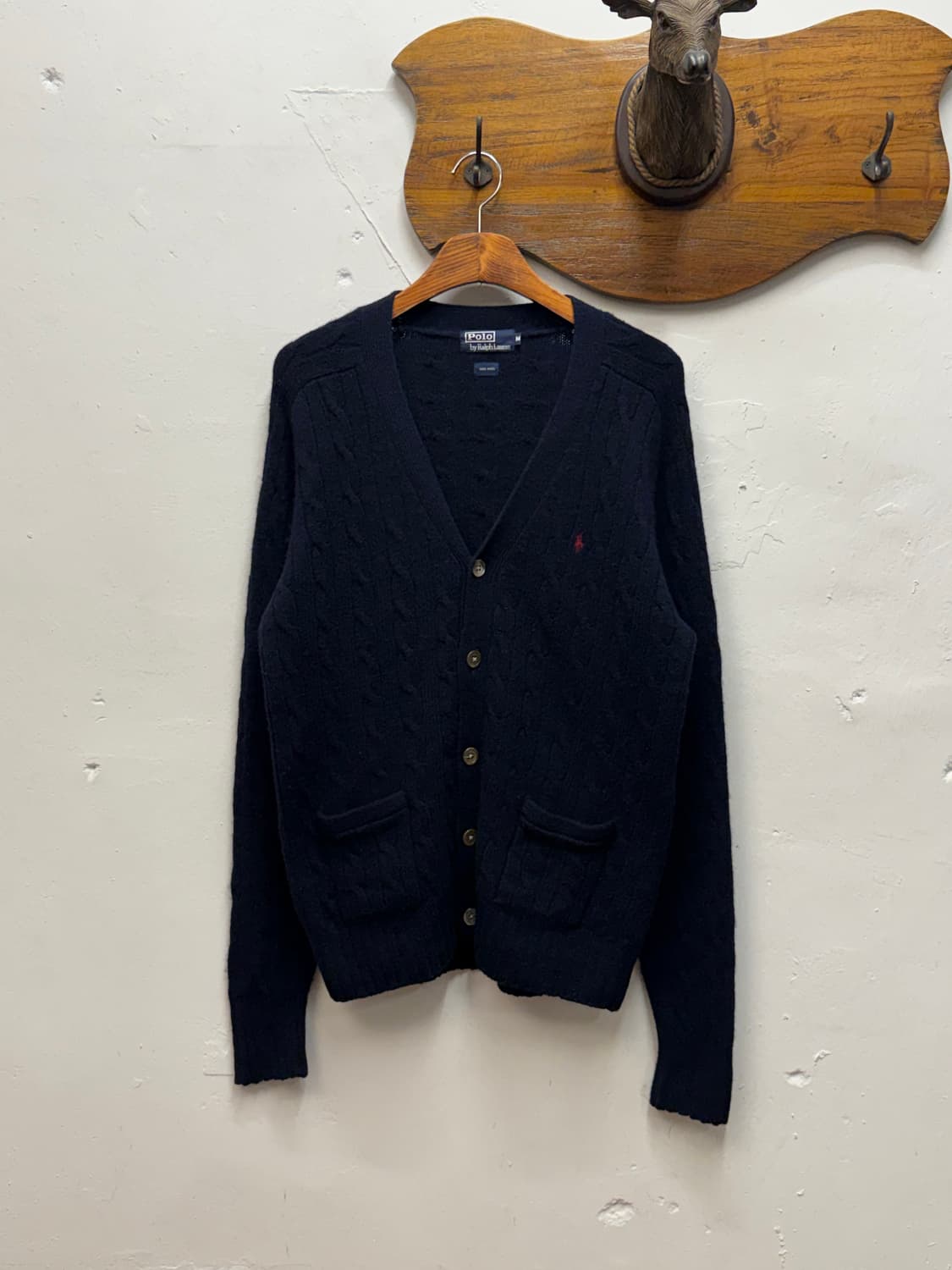 90s Polo by Ralph Lauren Cable-Knit Card 상품이미지2