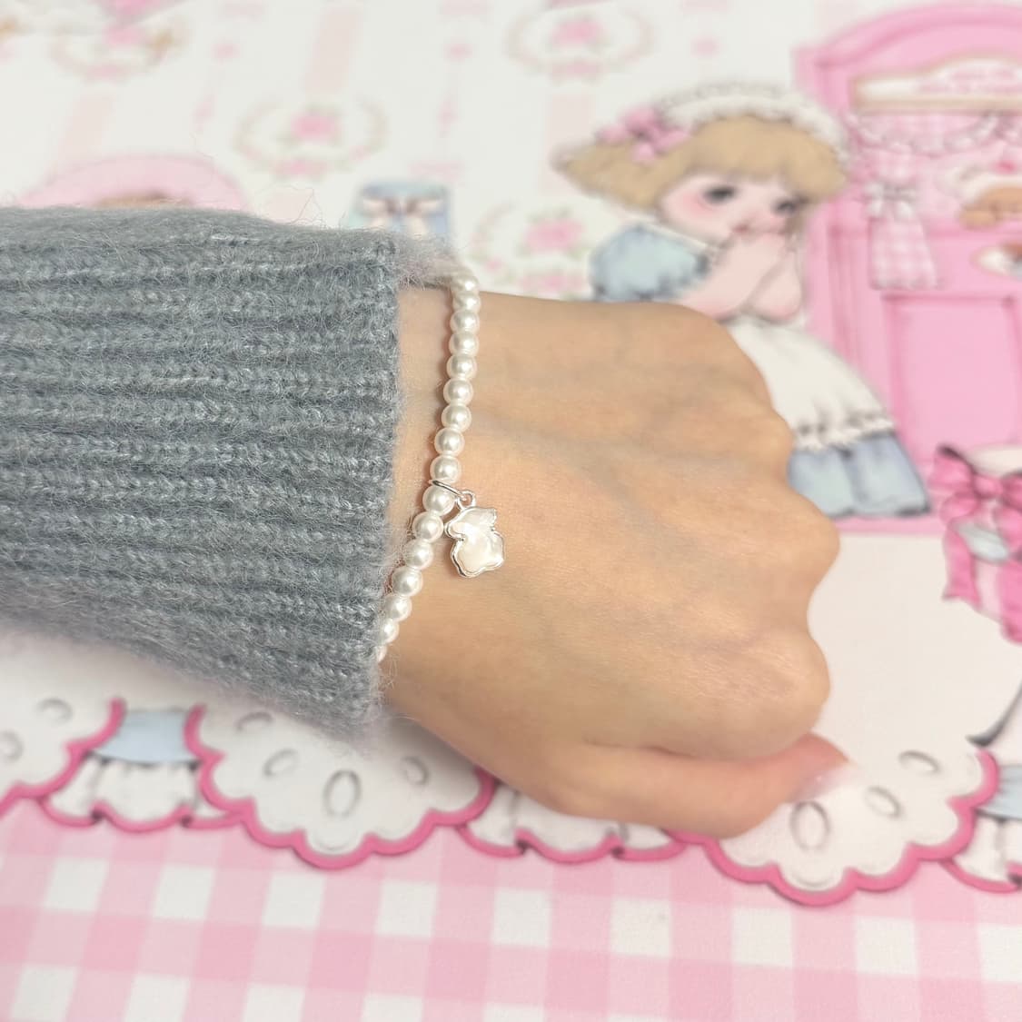 토즈 tous 진주 쿼츠 팔찌 상품이미지1