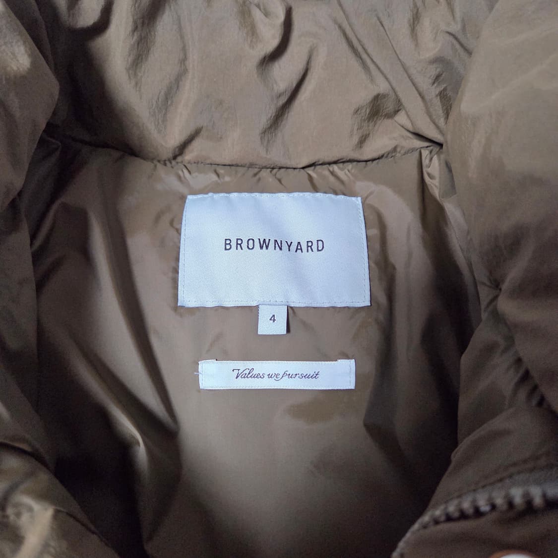 브라운야드 푸퍼 다운 모카 4(100) / 구스다운 패딩 파카 상품이미지4