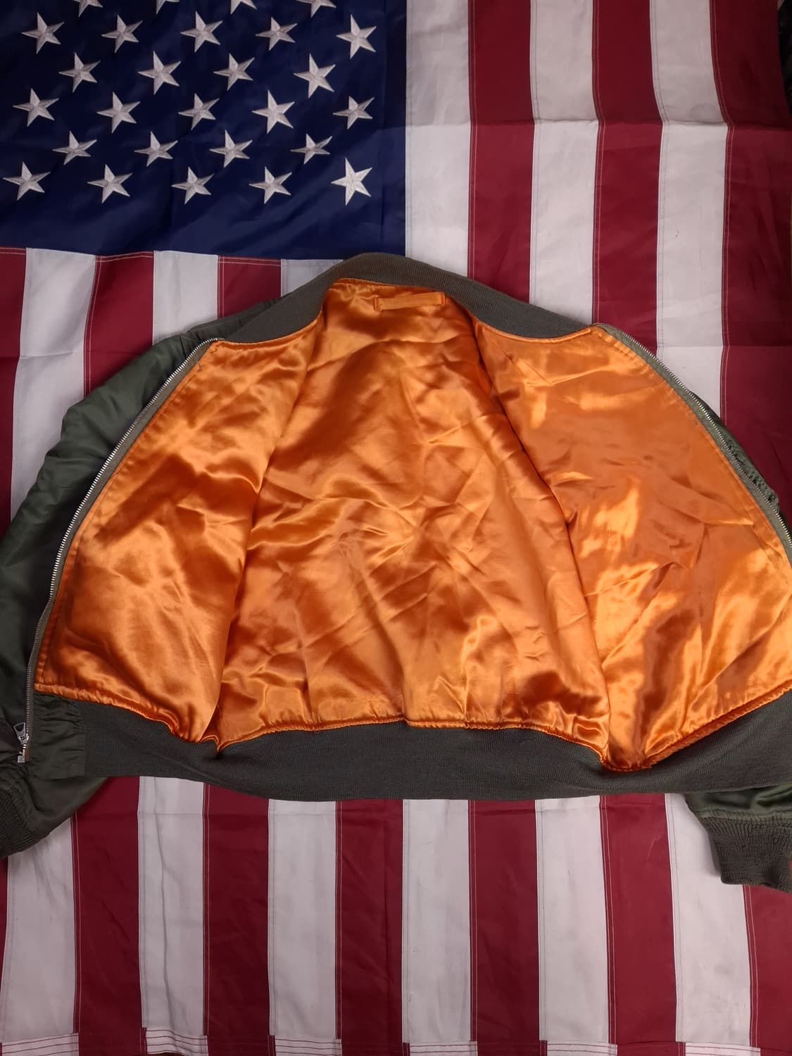 오리지날 미공군 지급용 70's 알파사 L-2B 항공자켓 상품이미지10