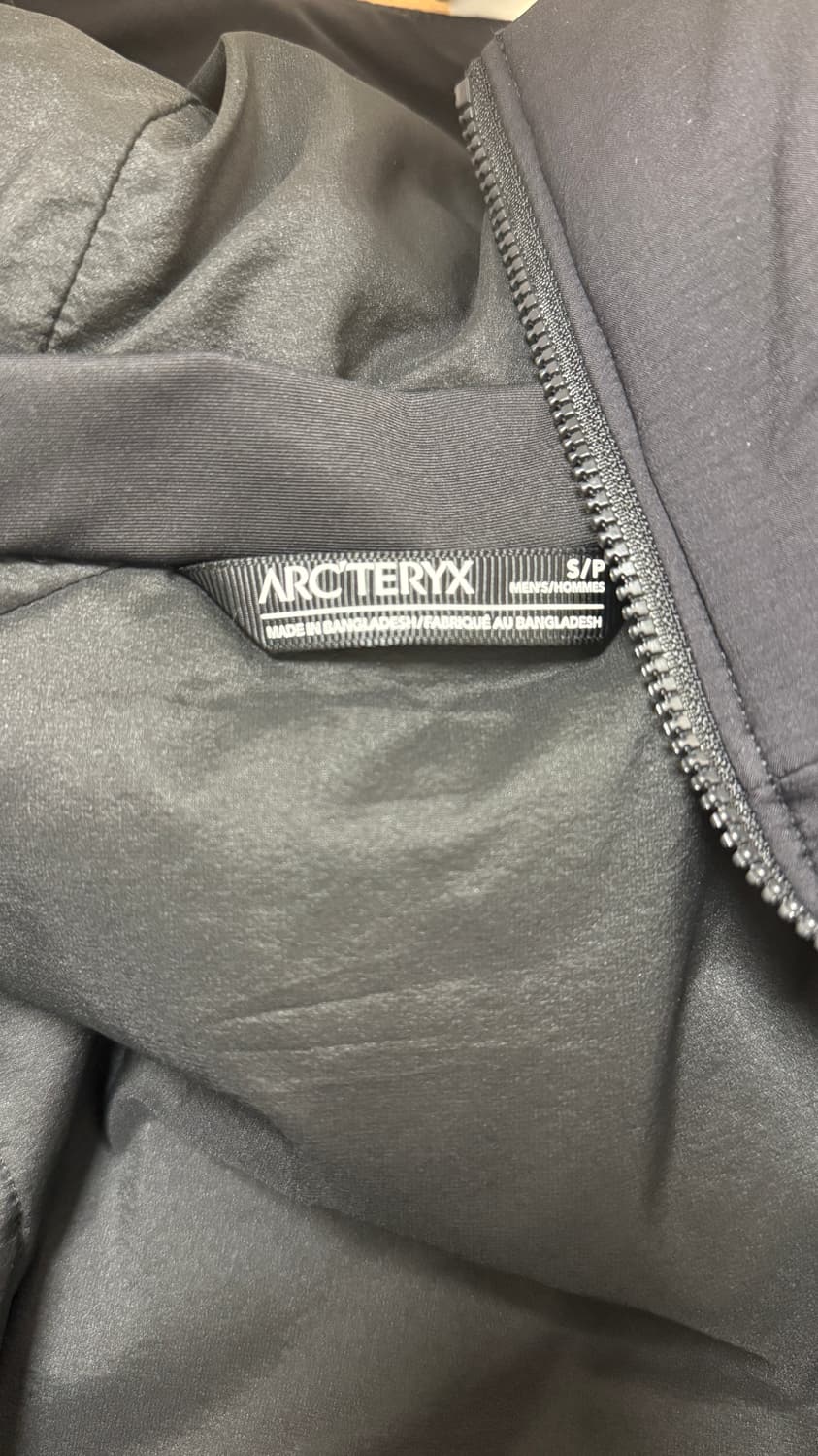 아크테릭스 아톰 AR 후디 블랙s 상품이미지5